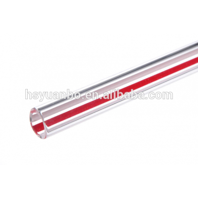 red line borosilicate glass tube/duran glass tube