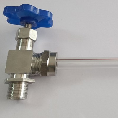 Water fluid level gauge glass