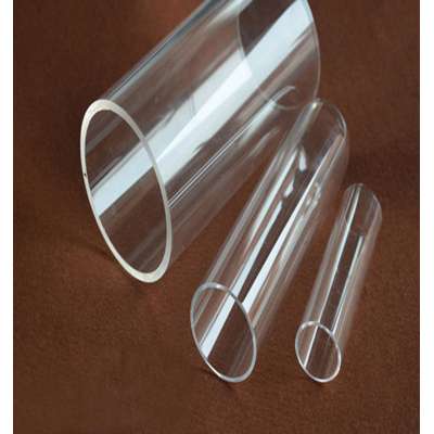 large diameter glass tube, large diameter quartz glass tube, heat resistant glass tube